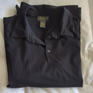 Banana Republic Men's Black Stretch Polo